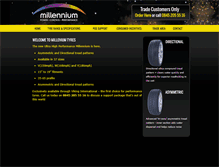 Tablet Screenshot of millennium-tyres.co.uk